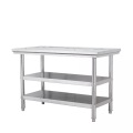 Stainless steel dining table