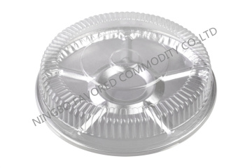 16" Lazy susan tray PVC dome lid