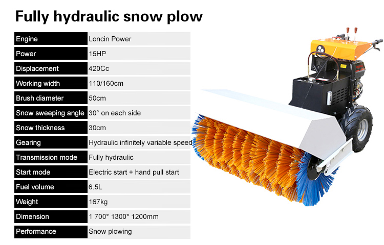 The Best Snow Removal Equipment chinese snow plow China Manufacturer