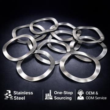 Arruela de vedação de ajuste axial de aço inoxidável