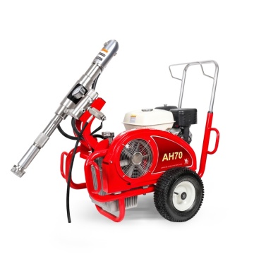 Factory Direct AH70 Industrial Wall Putty Spray Machine - 10HP Airless Paint Sprayer, 380V Power Supply
