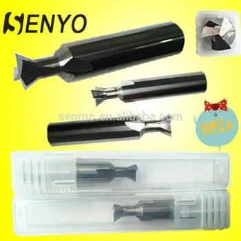 Solid carbide micro dovetail end mill/dovetail milling cutters