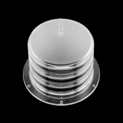 PMMA plastic led navigation light optical lens optical lens plastic LED lens PMMA optical lens
