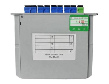 FTTH SC APC 1x8 PLC Fiber Optic Splitter Without Connector