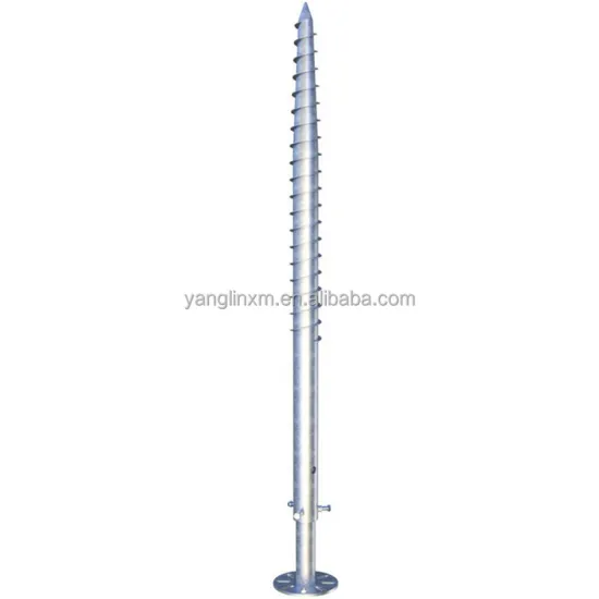 Adjustable Solar Ground Mounting Screw Anchor