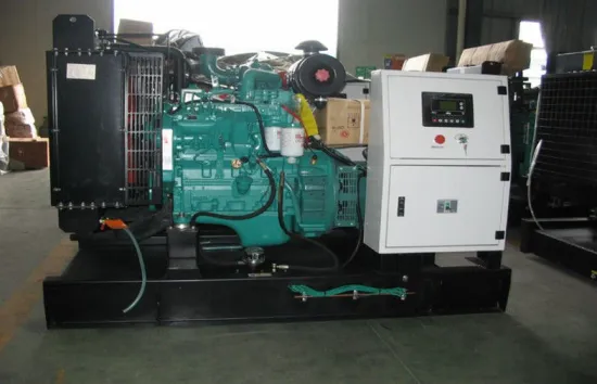 30 Kw 3 Phase 4 Pole Cummins Diesel Generator With 4bt3.9-g2
