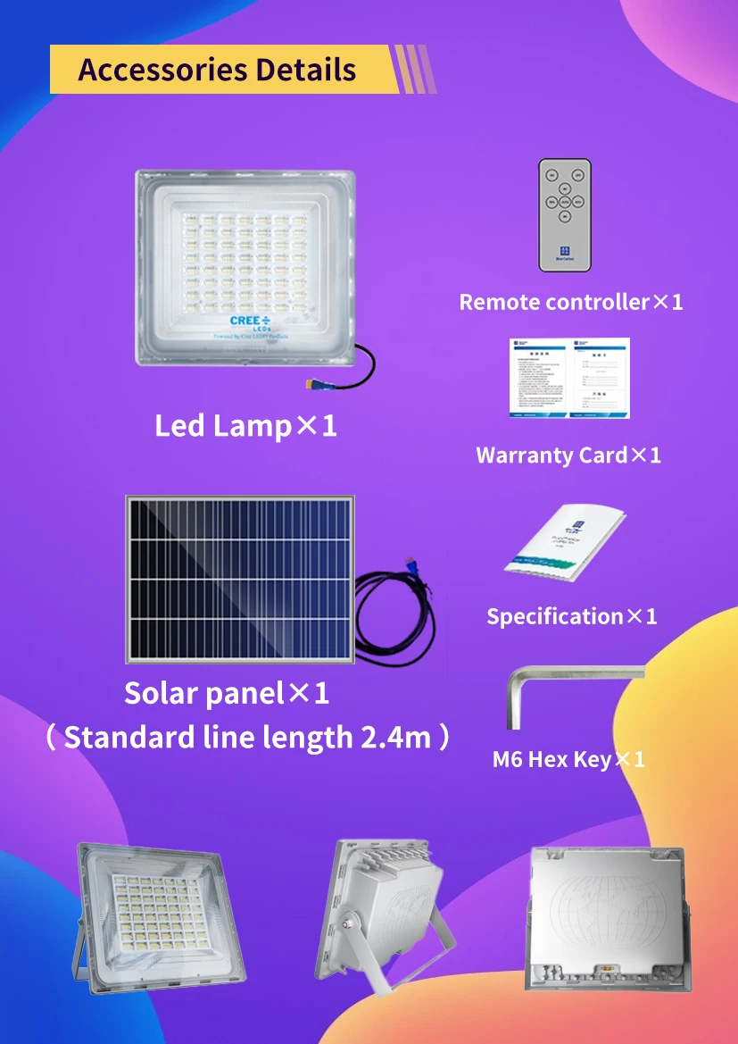 Solar Flood Light Include