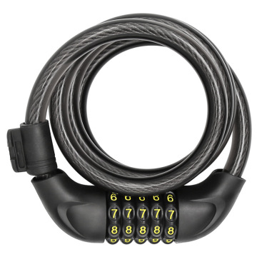 साइकिल लॉक एंटी-चोरी केबल बाइक 5-डिजिटल लॉक बिक्री के लिए बारिश प्रूफ जिंक मिश्र धातु बाइक संयोजन लॉक बाइक सहायक उपकरण