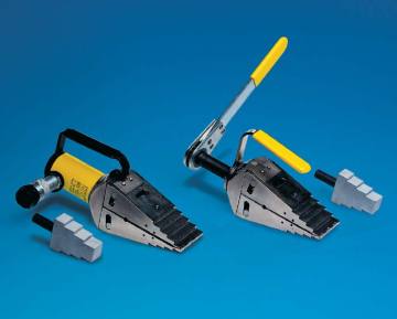 เดิม Enerpac ไฮดรอลิก และเครื่องจักรกลลิ่ม Spreaders Fsh-14 และ 8 แบ่งเป็นสองพวก ด้วยความปลอดภัยบล็อก Sb 1