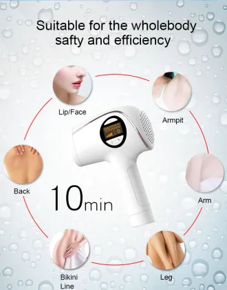 Portable hair removal instrument machine handheld