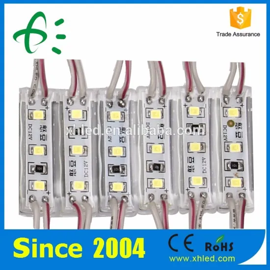 CE RoHS approved high brightness smd 0.6W DC12V 2835 led module for advertising light box