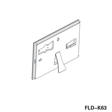 Easy installation multi-function display paper sign holder