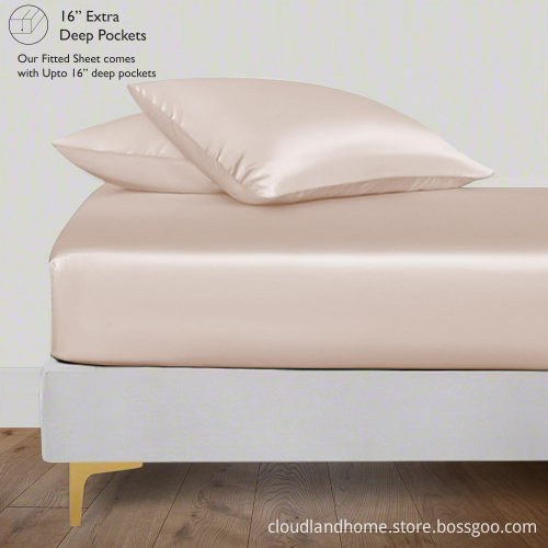 Tencel Vegan Silk Bedding Set - Silky Tencel Silk Bed Sheets