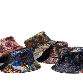 Digital Printed Reversible Fisherman Hat for Hip Hop Fashion