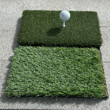 Tee çim ve kaba çim ile portatif golf pratik mat
