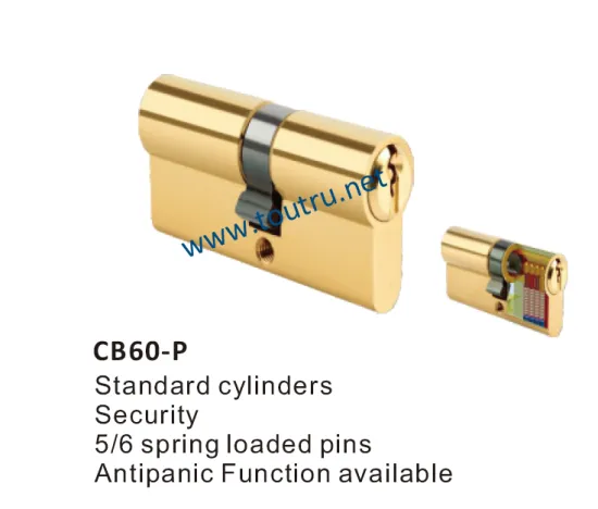 60mm brass double cylinder euro lock cylinder profile