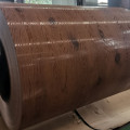 Aluminium à motif d'aspect bois pour feuille de plafond