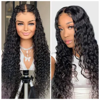 Free Shipping Brazilian Human Hair Lace Frontal Wigs Curly Frontal Human Hair Lace Front Wig Virgin Human Hair Kinky Curly Wig