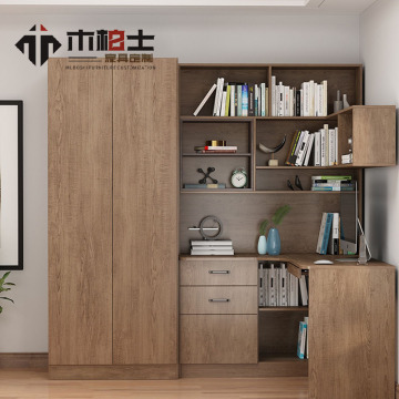 Combinação de estante de mesa de estudo personalizada