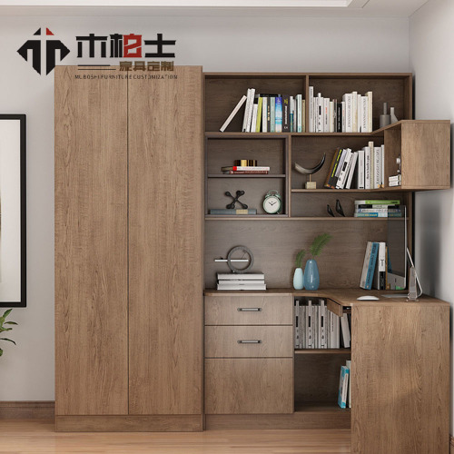 Combinação de estante de mesa de estudo personalizada