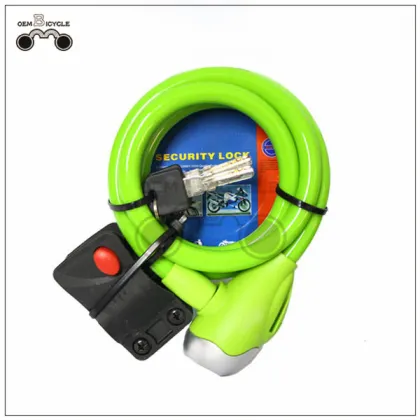 motorcycle lock color cable bike lock