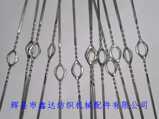 420R Steel Wire Heald With Small End-loop Big Mail-eye 380Type For Multi Loom
