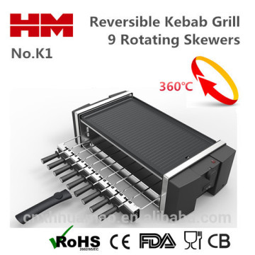 K1 Electric Kebab Grill/Griddle Maker Swiss Raclette Grill