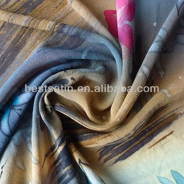 Digital printing silk