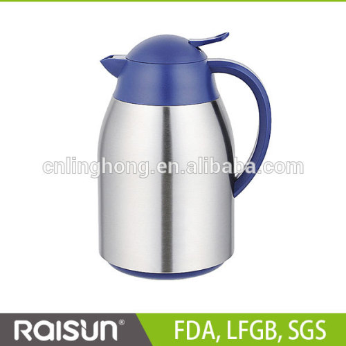 2014 high vacuum hot sell double wall stainless steel non electric tea kettle 1200ML 1500ML 1800ML