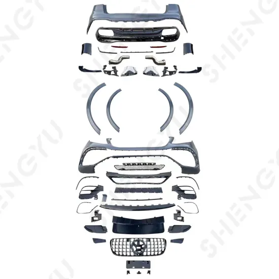 Upgrade Your Benz GLE W166 to W167 Style Body Kit: Bumpers, Grille, Rear Diffuser and More