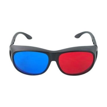 Custom Kids 0.18mm Polarized Lens Anaglyph Red Blue 3d Promotional Fireworks Glasses For 3d Book