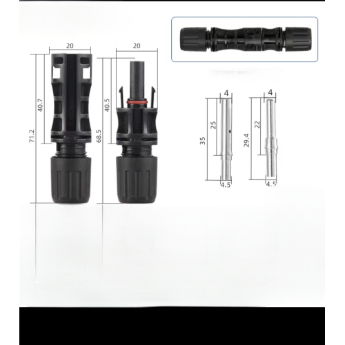 Conector especial fotovoltaico de qualidade