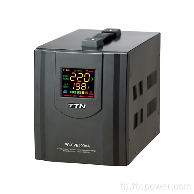 PC-SVB500VA-15KVA Digital Digital Digital Voltage Stabilizer สำหรับบ้าน