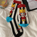만화 대학 스타일 스타일의 더미 더미 양말