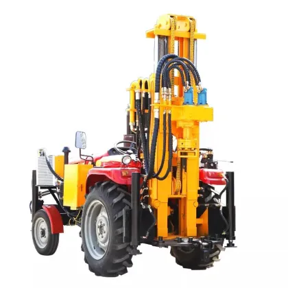 Mini Man Tractor Mounted DTH Water Well Drilling Rig for Sale