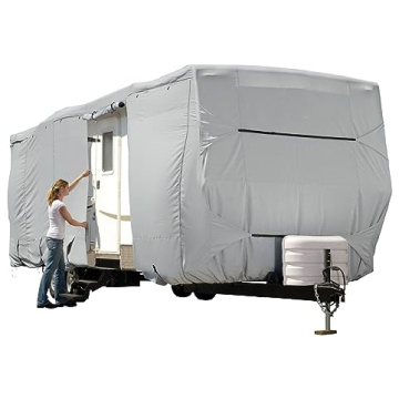 Waterproof Travel Trailer RV Cover - Anti-UV Camper Protection
