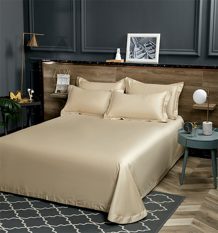 Yellow Luxury Egyptian Cotton Bedding Set for Hotels