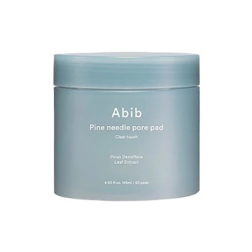 Abib Korean Skincare: Pine Needle Pore Pad Clear Touch - 60 Pads - Brightening &amp; Pore Ελαχιστοποιώντας τακάκια γραφίτη