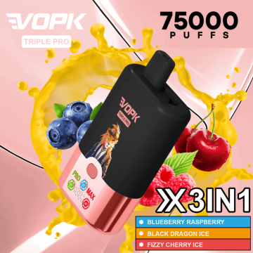 VOPK Triple 75K Puff Disposable Nic Hit Vape
