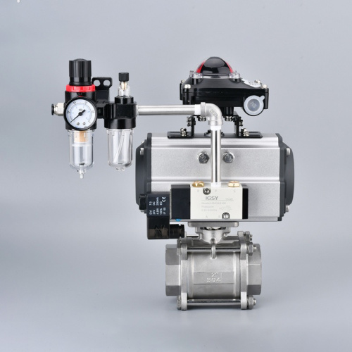 Ball Valve Single Acting Globe Threaded for Automatic