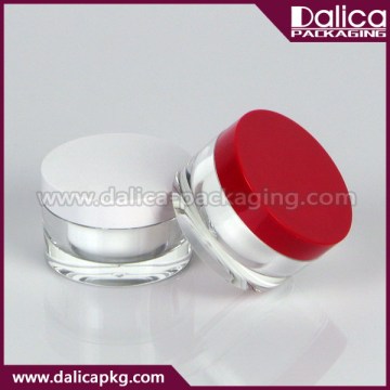 High quality high fashion cosmetic acrylic jar for packing