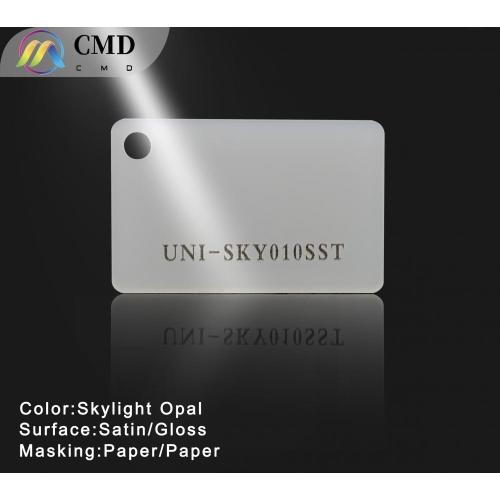 Skylight opal white acrylic sheet single side matte
