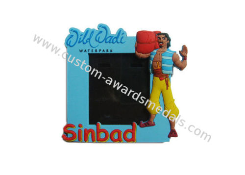 3d Sinbad Soft Pvc Photo Frame, Picture Frame For Promotion Gift