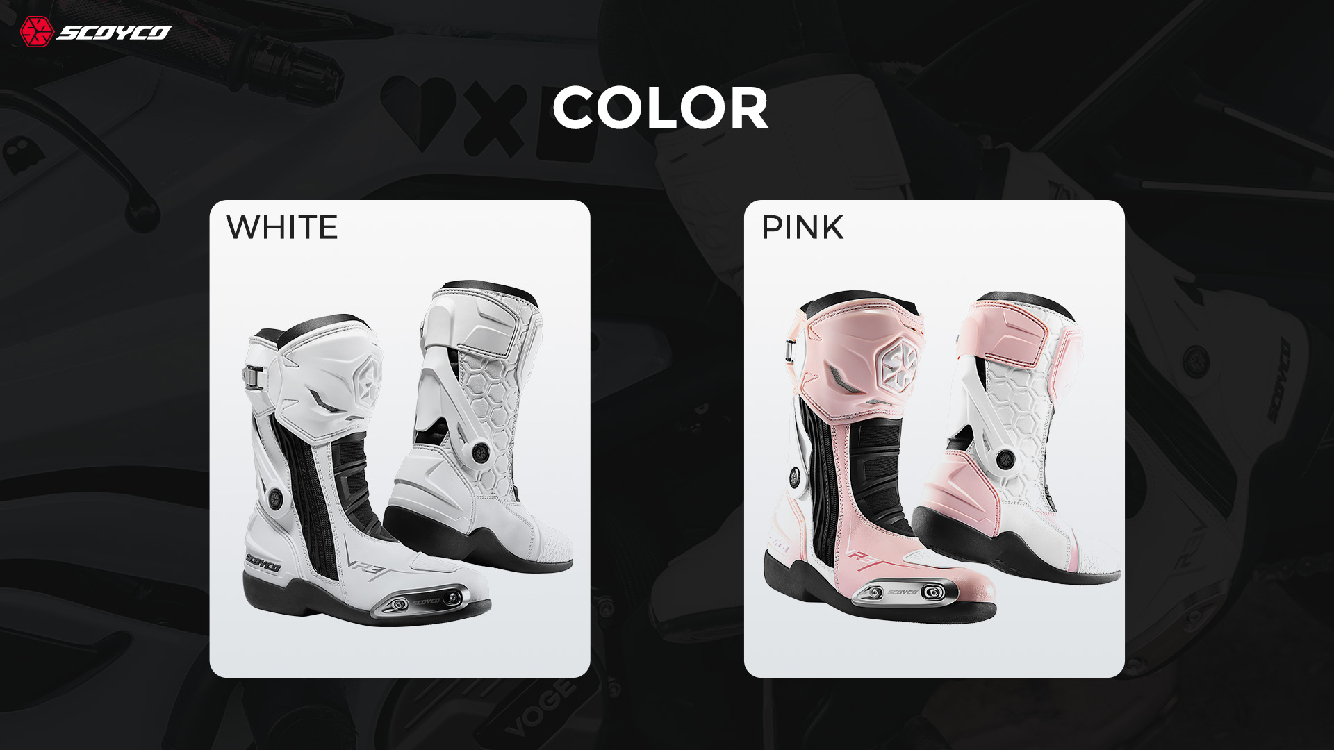All season women's motorcycle boots