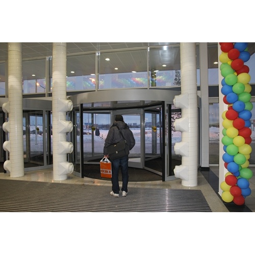 Automatic Three-Wing Revolving Doors for Commercial