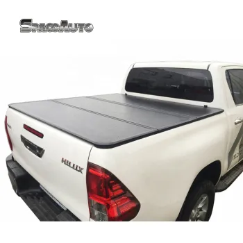 Hard Tri-Folding Aluminum Tonneau Cover for 2015 Hilux Revo Vigo