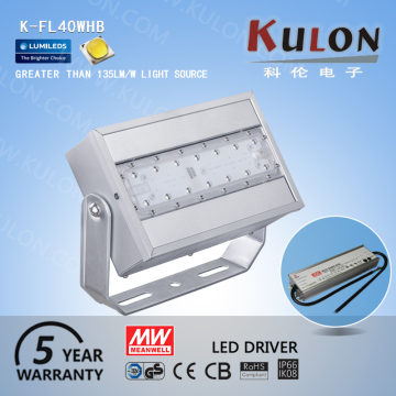 Landscape ip66 ik10 rated outdoor utilitech 40w led flood light