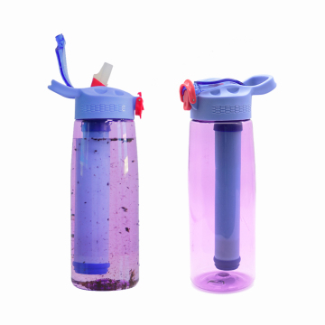2024 Manufacturer Hot Selling Alkaline Filter Water Bottle with Straw - Self Cleaning Purifier for Kids