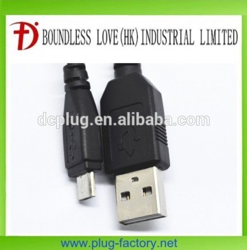Black Data transfer & Charging Micro USB Cable