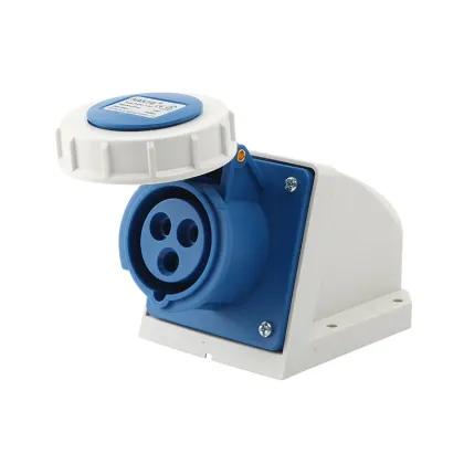 Industrial Blue Surface Mount Socket 16A 32A Wall Socket Manufacturers